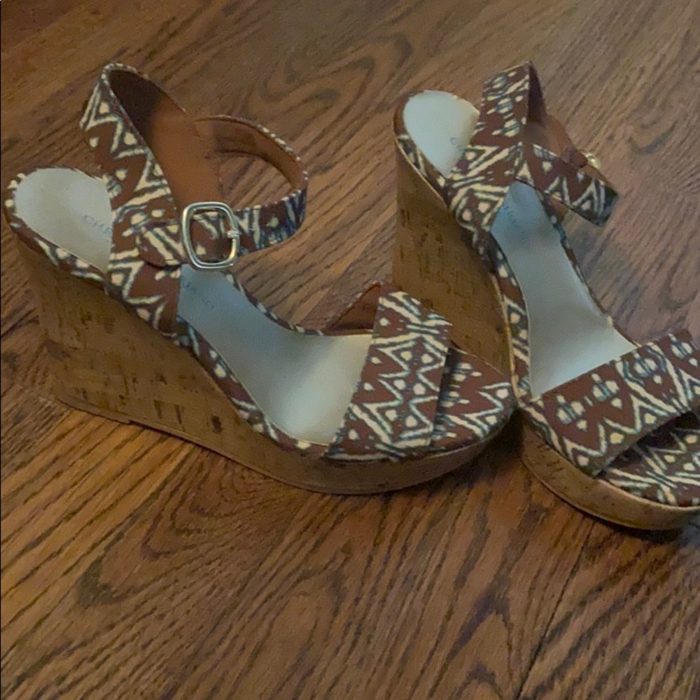 Tribal wedge heels size 7